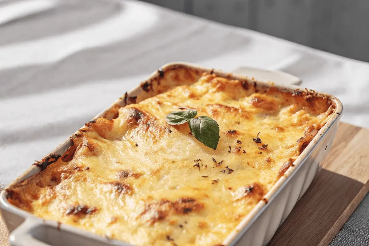 Delicious Chicken Broccoli Ziti Bake