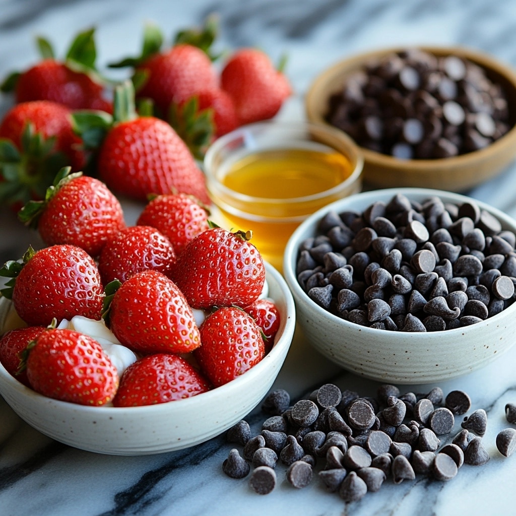 Strawberry Chocolate Greek Yogurt Bark: Healthy Frozen Treat strawberry chocolate greek yogurt bark Ingredients for Strawberry Chocolate Greek Yogurt Bark