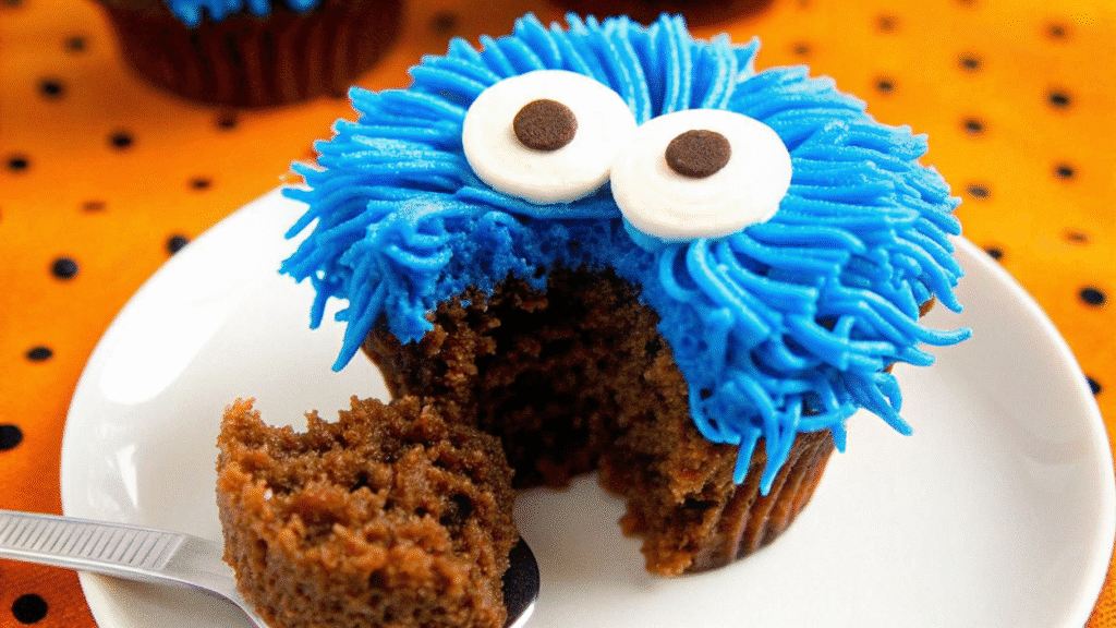 Halloween Monster Cupcakes