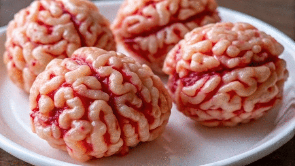 Marshmallow Rice Krispies Brains